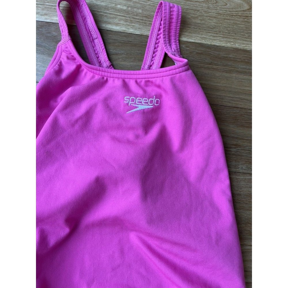 Speedo One Piece Swimsuit Endurance Hot Pink Size 10 - Picture 4 of 5